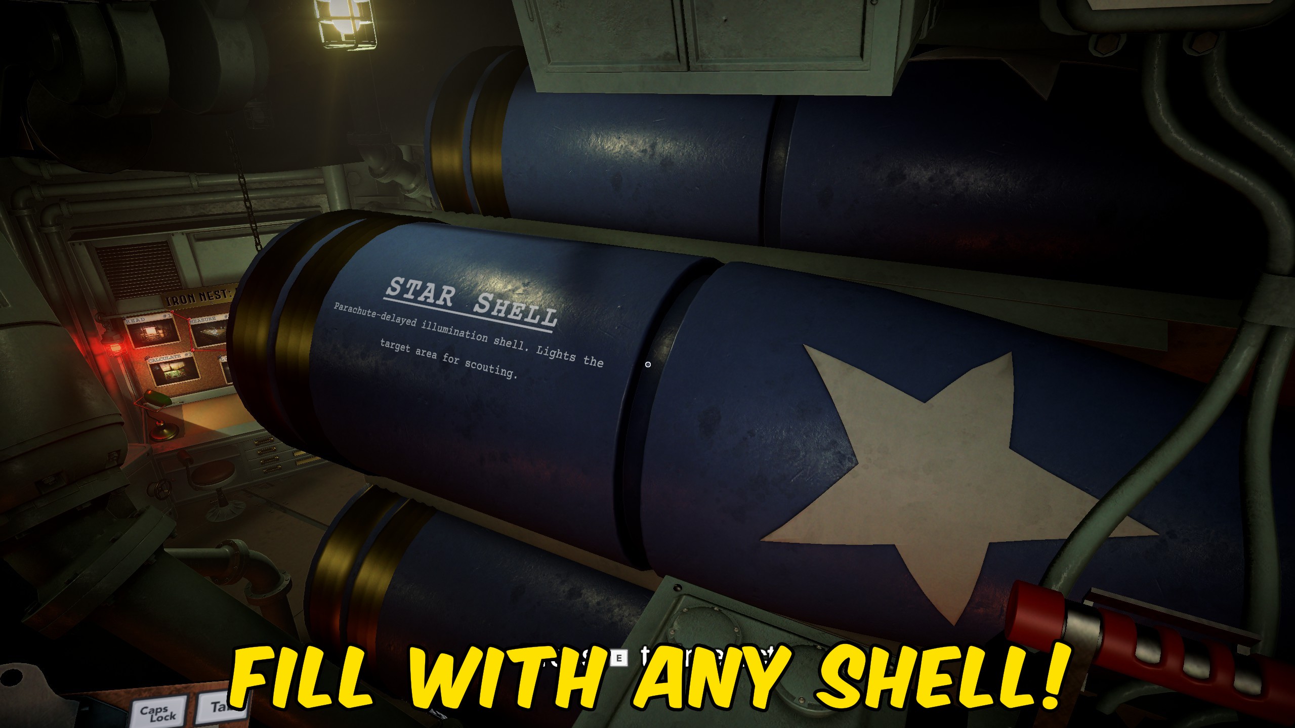 IRON NEST: Heavy Turret Simulator — Full Cylinder (screenshot 1)